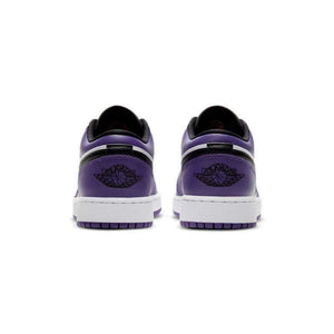 Nike Air Jordan 1 Low White Purple Toe Grape