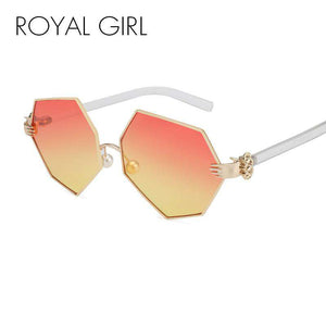 ROYAL GIRL Gradient Heptagon Sunglasses