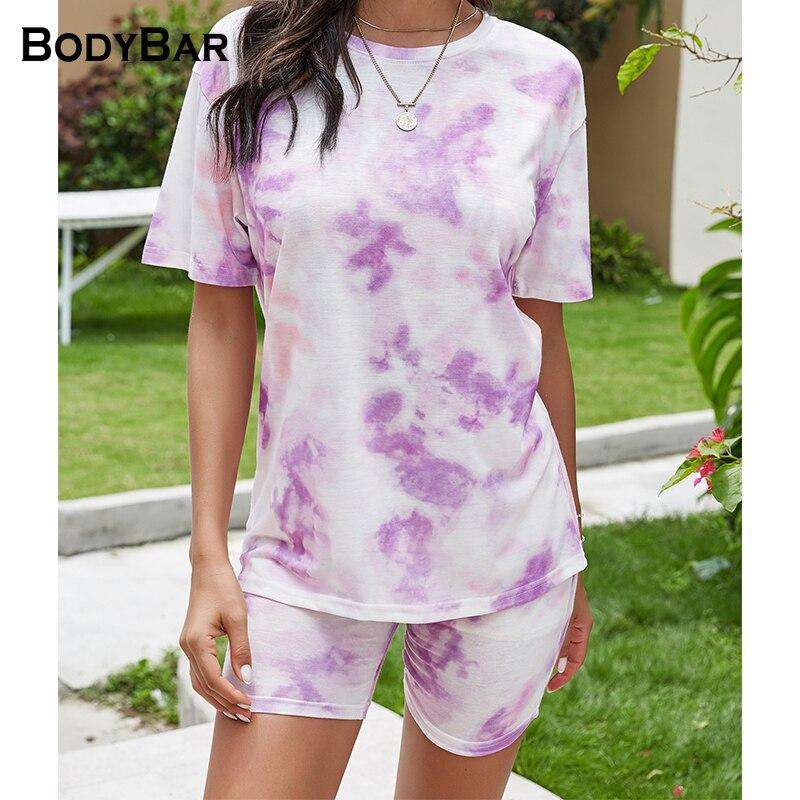 Tie Dye short Two piece Set